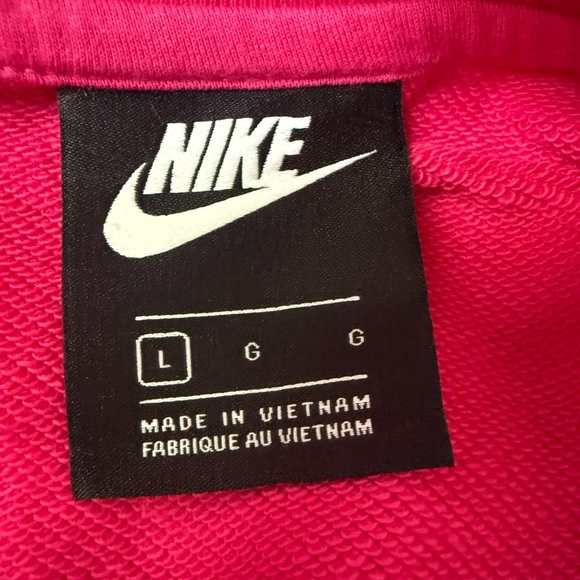 Nike Women's Fuchsia Half-Zip Sweatshirt - Picture 3 of 9